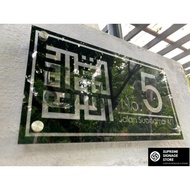 No Rumah Eksklusif/No Rumah/No Rumah Hipster/No Rumah Budget/House Number/House Plate Number/SS-0