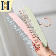 GANTUNGAN Multipurpose 8-Hook Clothes Hanger - Space Saving & Anti-Slip for Rooms Wardrobe/