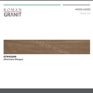 Granit Kayu 15x90 Permukaan Kasar/Granit Tekstur/Lantai Kasar/Roman