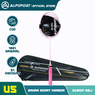 ALPSPORT V5 Raket Bulutangkis 5U 75G Raket Ultraringan Profesional Tipe Serangan Karbon Penuh ALP