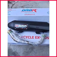♂ ORBR CHICKEN PIPE FULL EXHAUST for HONDA BEAT FI / BEAT CARB / ZOOMER
