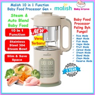 [🥳Ready Stock][Steam & Auto Blend] Malish Multi-Functional Baby Food Processor Gen+