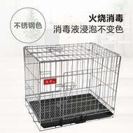ST/🪁Stainless Steel Dog Cage Stainless Steel Cat Cage Chrome Plated Dog Cage Outdoor Pet Cage Changpinliang Jiajie Cage