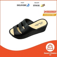 Smartchoice* Sandal Wanita Bertapak Tebal dan Lembut, Bertumit Tinggi Women Thick Bottom Heeled Non-