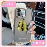 Taiwan Shipping+Invoice Art Phone Case Shock-Resistant Yayoi Kusama Polka Dot Pumpkin ihone 16 15 14