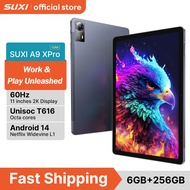SUXI A9แท็บเล็ต XPro Ai 11 "FHD 14 + 256GB 7000MAh ลำโพง4G LTE Quad PD Android 14เกมเด็ก Pad Cod