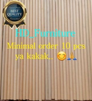 Dowel stick kayu bulat dowel 8mm x 100 cm