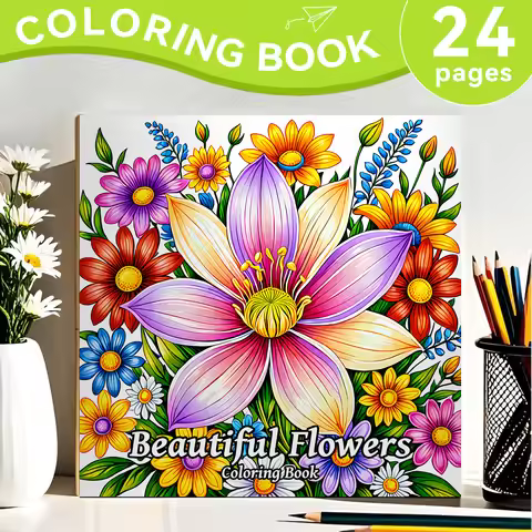 Art Coloring Book Adult Relieve Stress Kill Flower Coloring Graffiti Painting Drawing Art Book Stati