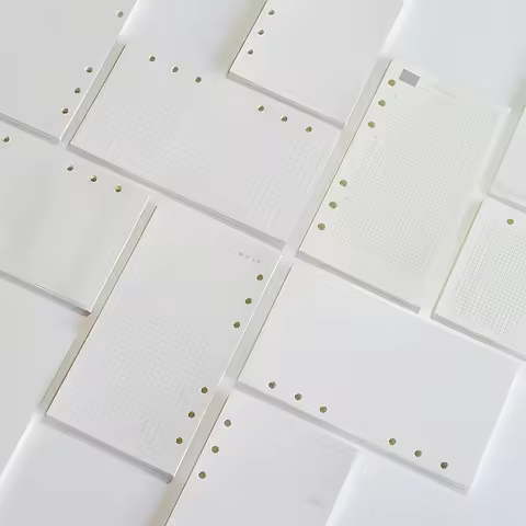 A5 A6 A7 Woodfree Printing Paper Planner Inner Pages For Filofax Creative Office Notebook Spiral Fil