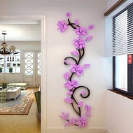 Interior Point Acrylic Mirror Deco Sticker Sheet Bloom/Pink/Large