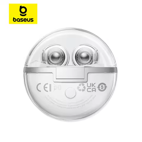 Baseus Bowie E5x True Wireless Earbuds Bluetooth 5.3 Semi-in-Ear Earphones 4-Mic AI ENC 25H Playtime