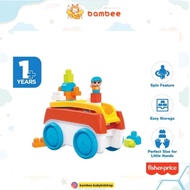 Fisher Price Mega Blocks Spinning Wagon / Children's Building Blocks