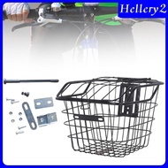 [Hellery2] Bike Storage Basket with Cover Cargo Container Generic for Folding Bikes
