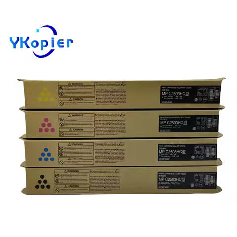 Original Repack MPC2503 Black 250G CMY 200G Toner Cartridge For Ricoh IR ADV C2003 C2004 C2503 C2504