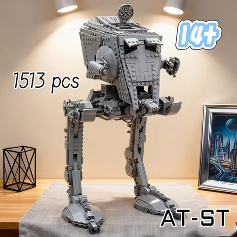 1513pcs New Arrival 75417 AT-ST Walker Building Blocks Wars Battle Model Kit for Kids UCS Replica DI