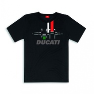 DUCATI TRIKOLORE T- Shirt kurzarm Herren man shirt Aldult