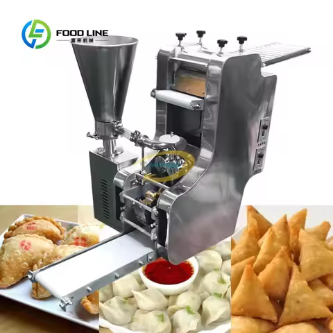 Customized Small Automatic Dumpling Machine Folding Prawn Dumplings Empanada Samosa Maker Retail Use