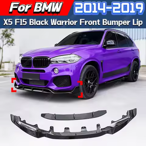 For BMW X5 F15 30d 40d 35i M50i M50d M Sport 2014 2015 2016 2017 2018 2019 Auto Front Bumper Black S