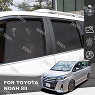 ZR For For Toyota NOAH VOXY R80 2014-2021 Magnetic Car Sunshade Front Windshield Mesh Frame Curtain 