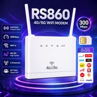 【Local】4G/5G Router 300Mbps WiFi6 4G LTE Router B310 Sokong Semua Telco Hotspot Tanpa Had Modem Laju