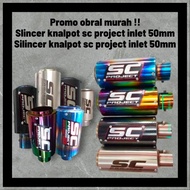 Sc project exhaust slincer sale / sc project exhaust silincer / sc project exhaust inlet 50mm