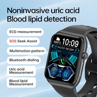 2024 New BK01 Smart Watch 1.8-inch ECG Blood Oxygen Temperature NFC Health Smart Watch BT Call Smart