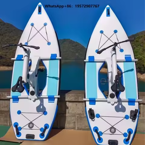 Portable Water Bike Inflatable Floating Sport Sea Pedal Water Bicycle for Water Sport