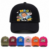 Boys and girls baseball caps, mbg mas image hats, handsome Bahlil