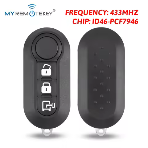 MYREMOTEKEY LTQFI2AM433TX Flip remote key 433mhz ID46-PCF7946 chip SIP22 blade for Dodge Ram Promast