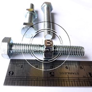 WHITE BOLT NUT M8 X 50 LENGTH 5CM 5 CM BMP M8X50 M8X50 WHITE BMP M8 X 50 KEY 13 BODY DIAMETER 8MM GA