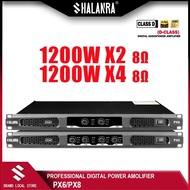 SHALANRA PX6/PX8 Professional Power Amplifier | 2/4 Channel High Power Audio Amp, 1200W*2 @8 Ohm
