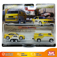 Hot Wheels Legends Tour Team Transport  BMW M3 E46 and HW Rally Hauler