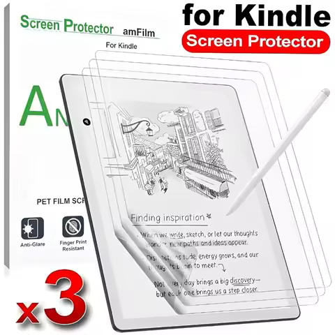 PET Matte Hydrogel Film for Kindle Oasis 3/Kindle Colorsoft Screen Protector for Kindle Paperwhite 5