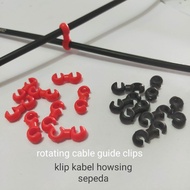 klip kabel howsing sepeda pengikat kabel sepeda keliat rapi dan keren rotating hook kabel sepeda pen