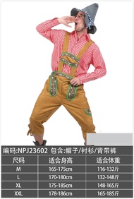 Cosplay Clothing Men Traditional German Country Boy Costume