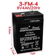 SAIKEDA6V4AH6V4.5 AH6V7AH Battery Children's Electric Car Motorcycle Tractor 3FM4.5