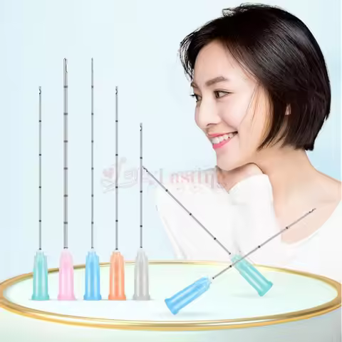 10pcs/lot Blunt Needle Supplier Canula For Injections Tip Cannula 18G 21G 22G 23G 25G 27G 30G25MM 50