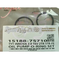 TOYOTA INNOVA 2.0 16V 2TR 1TR-FE OIL PUMP O-RING SET ( 1 SET 3 PCS ) 15188-75710