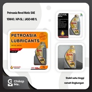 Oli Motor Petroasia Revol Matic SAE 10W40/API-SL/JASO-MB 1L SNI / Revol Matic SAE 10W40 1 Liter / Ca