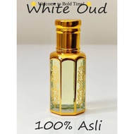 Minyak Gaharu Pati White Oud / Minyak Gaharu Oud Asli 100% Asli From Dubai 3ml - 12ml