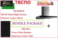 TECNO HOOD AND HOB BUNDLE PACKAGE FOR ( TH 998DTC &amp; TIH 300 ) / FREE EXPRESS DELIVERY