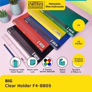 MAP HOLDER | CLEAR HOLDER F4 SIZEBIG 20 POCKET 8805 (1PCS)