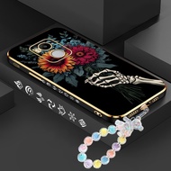 XiaoMi Redmi Note 4 4X 5 6 7 7s 8 4Pro 5Pro 6Pro 7Pro 8Pro Phone case Backbone Holding soft Flower t