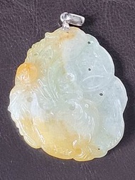 翡翠丹鳳朝陽吊墜