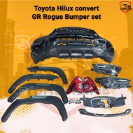 Toyota Hilux GR Sport bumper set GR bodykit/ revo rocco Rogue 2.4 2.8 convert GR bumper set/ rogue GR Grill Bumper set