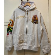 ED HARDY FULL ZIP HOODIE (THRIFTED)