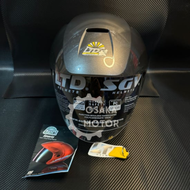 Helm LTD Sports 100% Original Malaysia ISO Abu Abu Kilat Abu Doff Abu Rokok SNI Indonesia