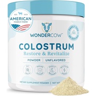 WONDERCOW Colostrum  Powder for Gut Health, Immune & Wellness |  IgG Pure Whole Bovine Colostrum Sup