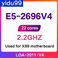 Intel Xeon E5-2696V4 22 Core 44 Threads 2.2GB Available DDR3/DDR4 Memory 2696V4