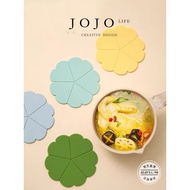 JOJO'S L. PD. rock.Silicone High Temperature Resistant Pot Mat Coaster Bowl Mat High-End Sense Anti-